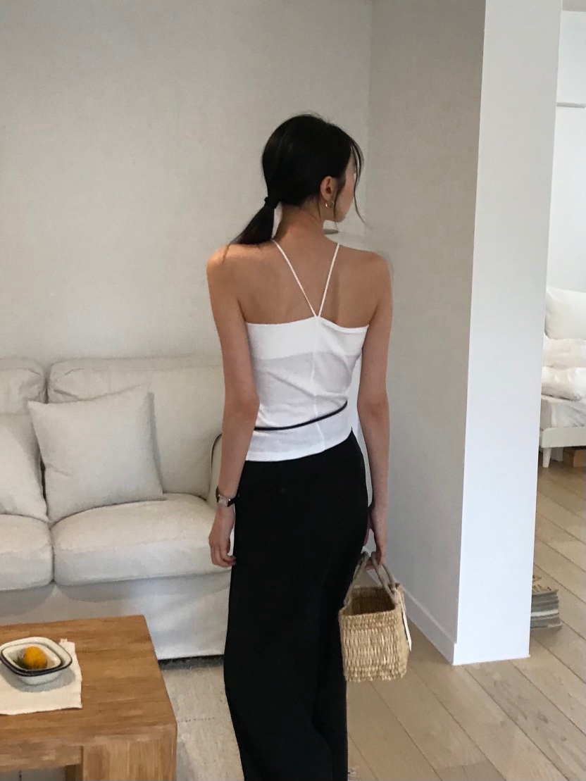 ME MO東大門㊣實拍女士新品時尚熱賣職業推薦休閑吊帶背心ME MO吊帶/背心