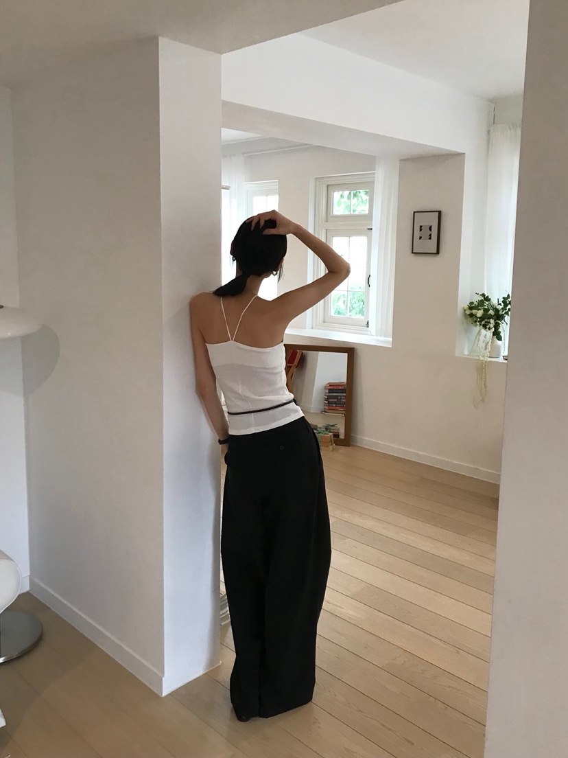 ME MO東大門㊣實拍女士新品時尚熱賣職業推薦休閑吊帶背心ME MO吊帶/背心
