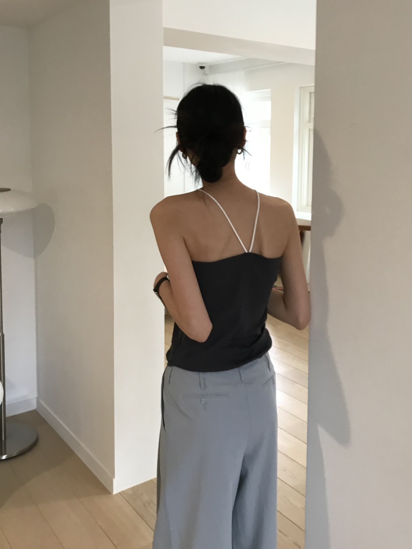 ME MO東大門㊣實拍女士新品時尚熱賣職業推薦休閑吊帶背心ME MO吊帶/背心