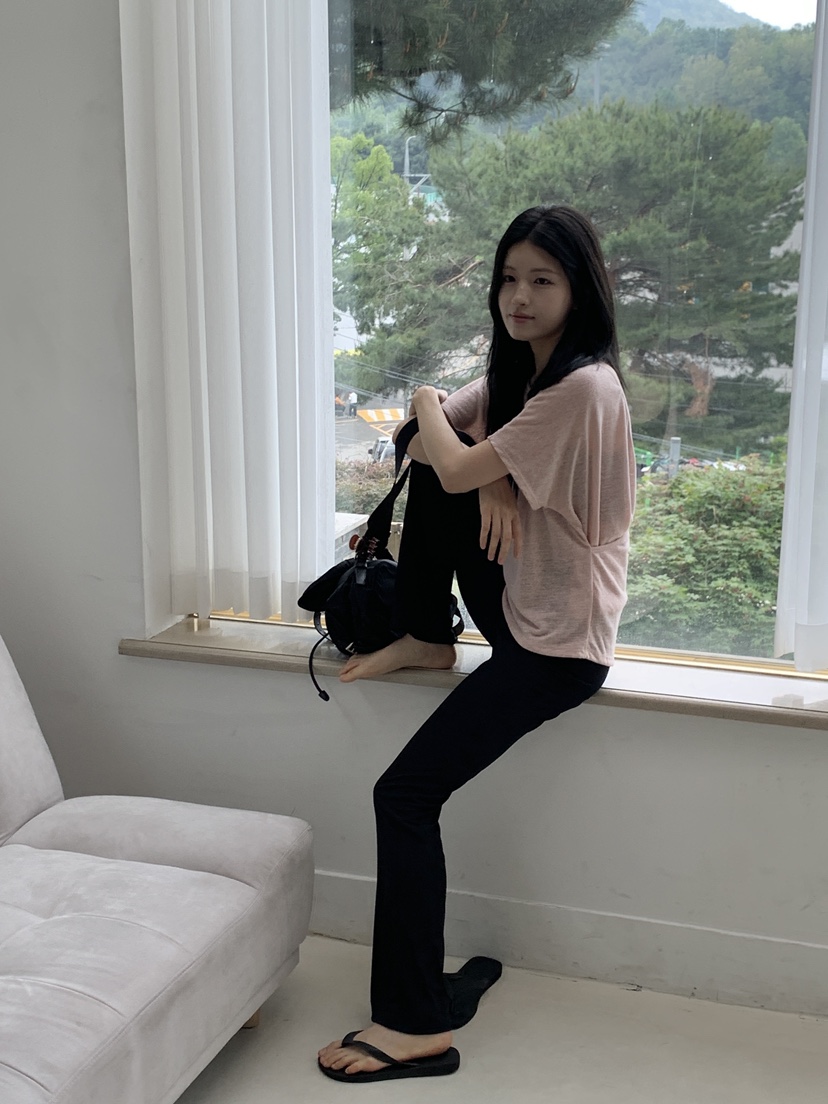 LOGARDEN韓國直郵㊣女士新款職業熱賣休閑真品T恤兩面可穿亞麻LO GARDENT恤