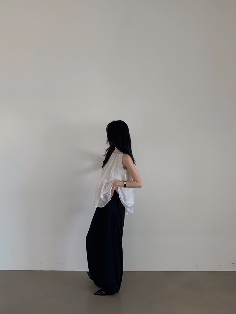 VERANDA韓國直郵㊣女裝新品職業25春夏真品熱賣時尚吊帶背心VERANDA吊帶/背心