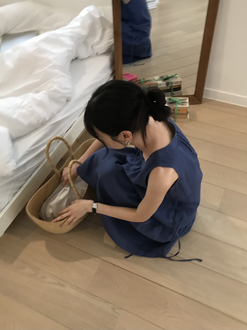 ME MO韓國代購㊣女士新品休閑熱賣25春夏推薦職業真品連衣裙ME MO連衣裙
