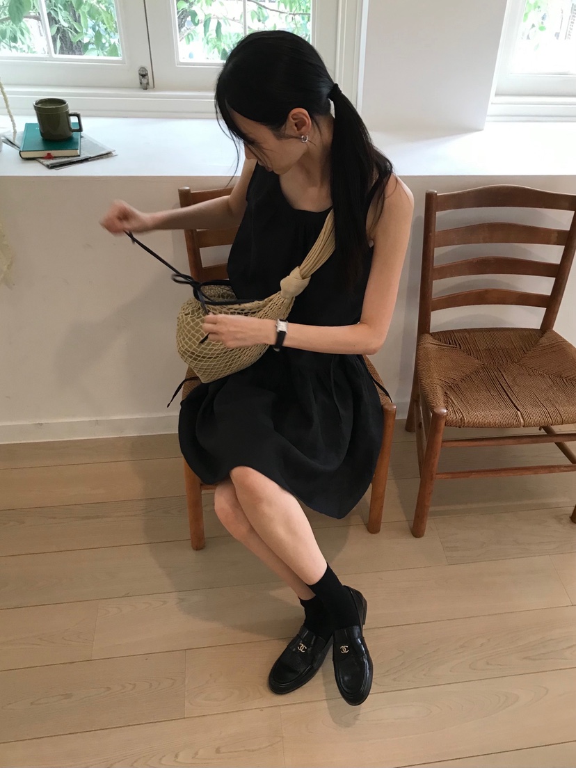 ME MO韓國代購㊣女士新品休閑熱賣25春夏推薦職業真品連衣裙ME MO連衣裙