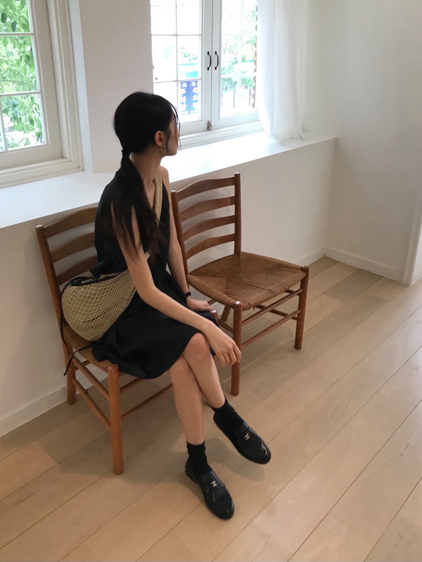 ME MO韓國代購㊣女士新品休閑熱賣25春夏推薦職業真品連衣裙ME MO連衣裙