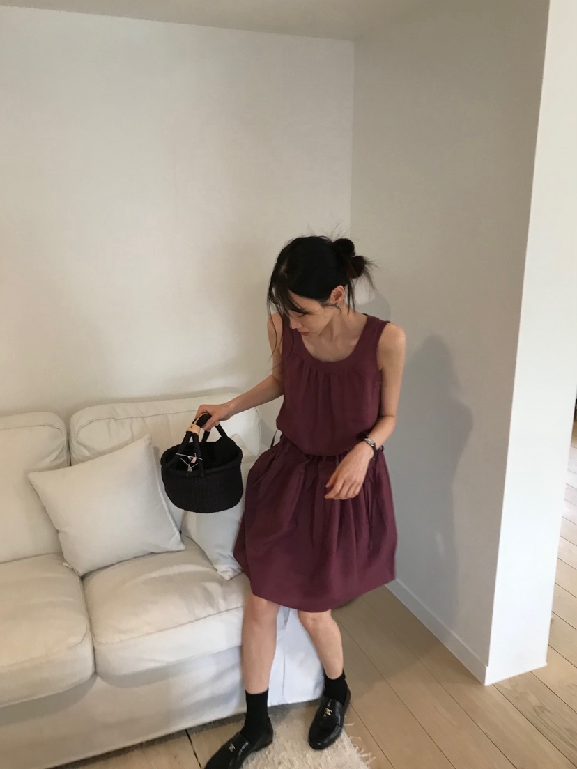 ME MO韓國代購㊣女士新品休閑熱賣25春夏推薦職業真品連衣裙ME MO連衣裙