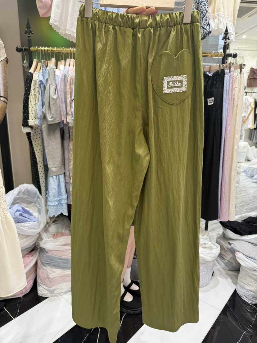 BE&BE韓國代購㊣女裝新品推薦熱賣時尚25春夏休閑褲口袋BE&be休閑褲