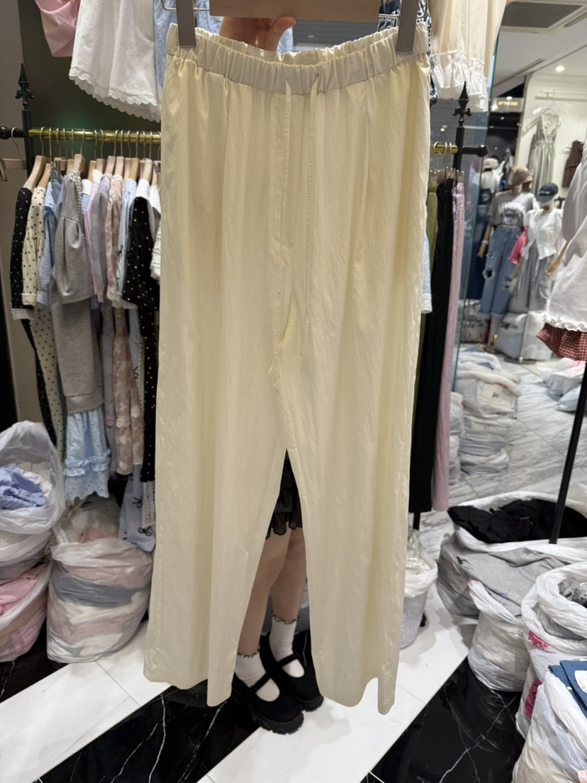 BE&BE韓國代購㊣女裝新品推薦熱賣時尚25春夏休閑褲口袋BE&be休閑褲