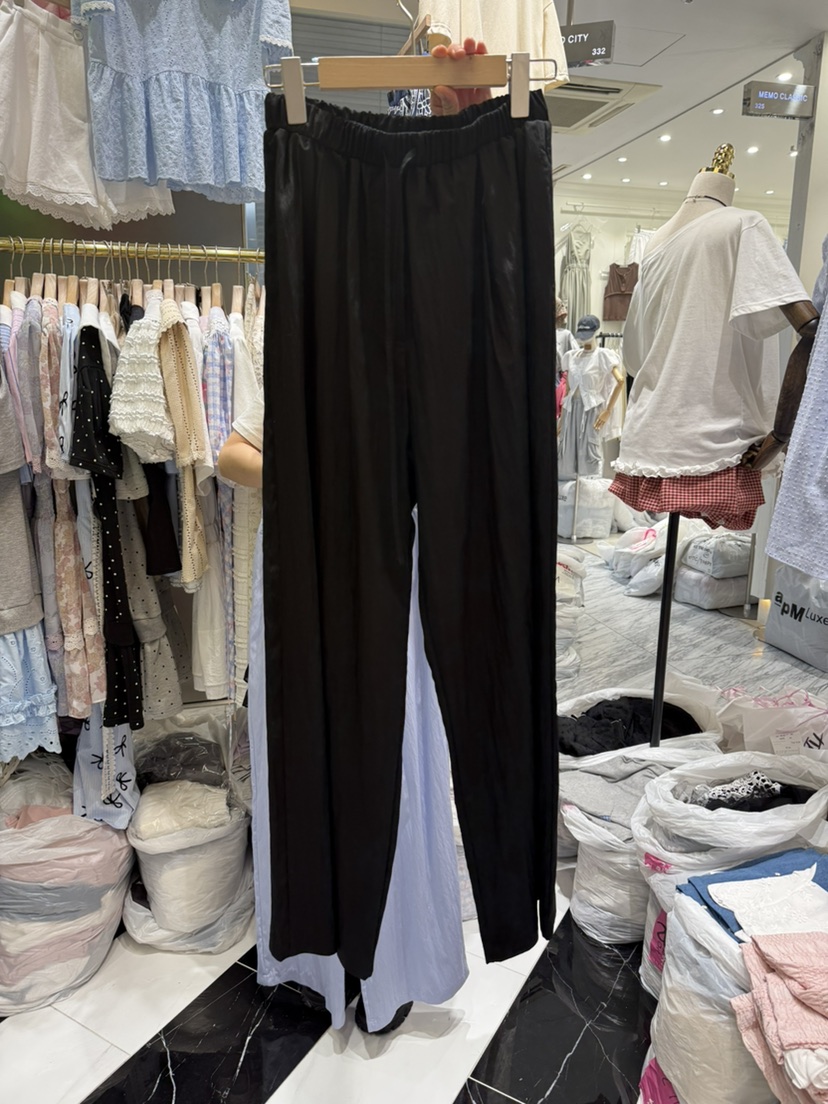 BE&BE韓國代購㊣女裝新品推薦熱賣時尚25春夏休閑褲口袋BE&be休閑褲圖色4