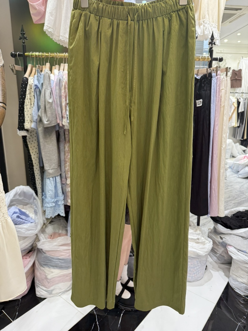 BE&BE韓國代購㊣女裝新品推薦熱賣時尚25春夏休閑褲口袋BE&be休閑褲圖色5