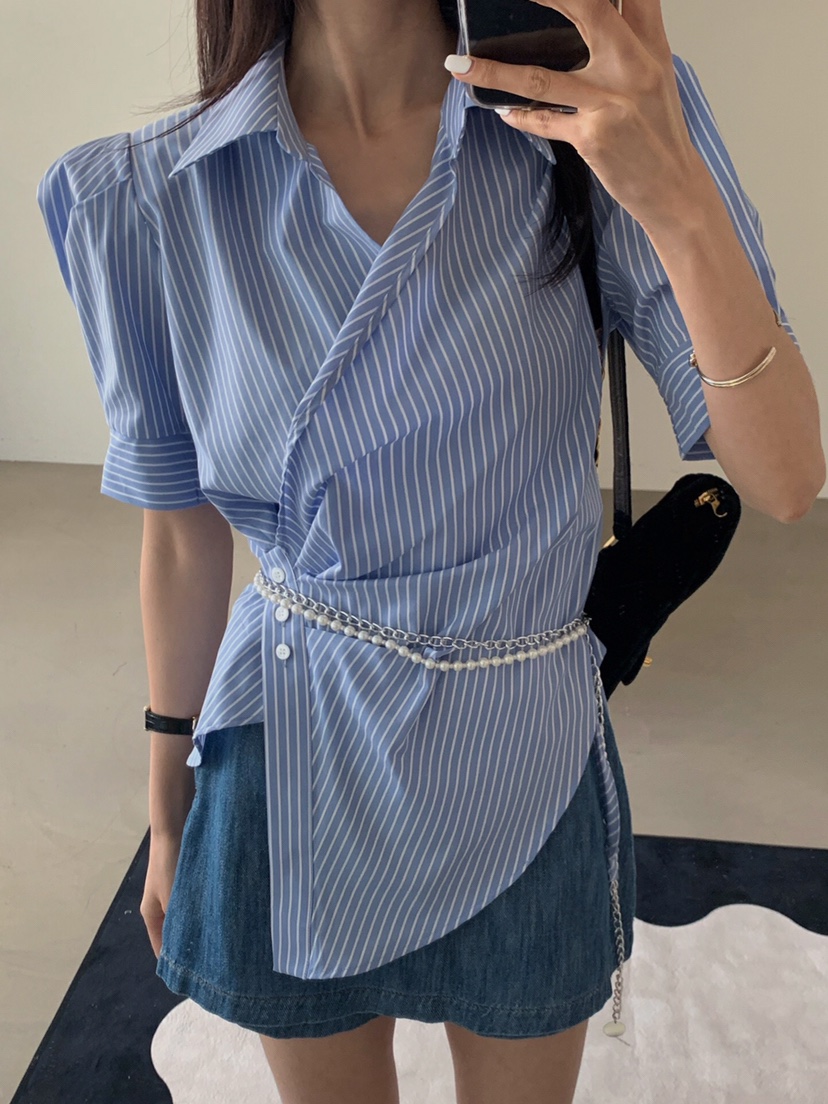 VERANDA東大門㊣代購女士新品時尚熱賣真品人氣職業襯衫蕾絲衫VERANDA襯衫/蕾絲衫