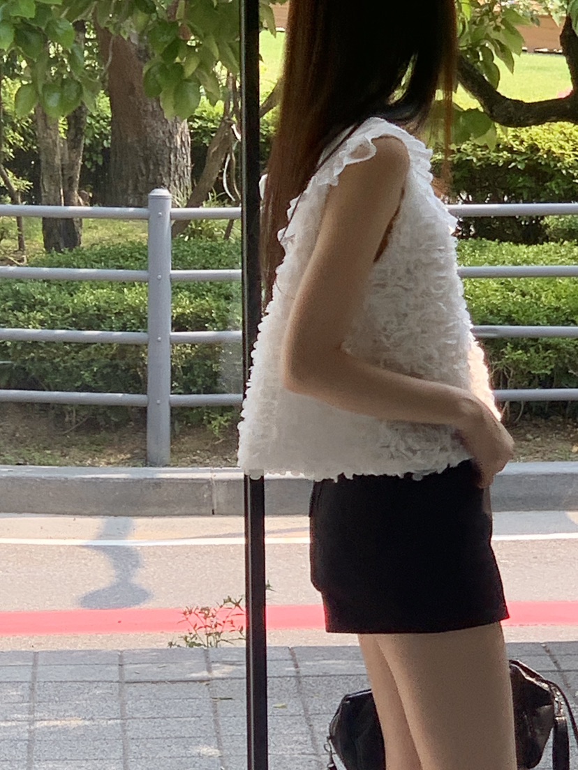 LOGARDEN韓國直郵㊣女士新款人氣推薦熱賣25春夏襯衫蕾絲衫LO GARDEN襯衫/蕾絲衫