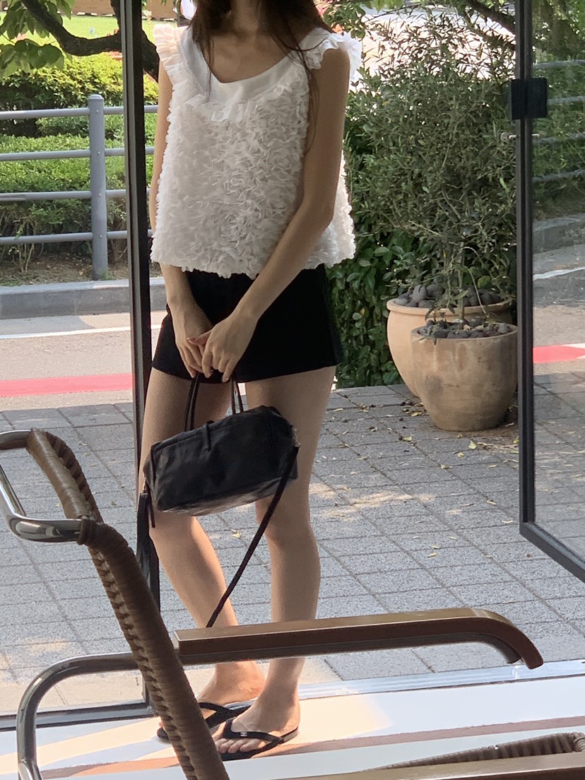 LOGARDEN韓國直郵㊣女士新款人氣推薦熱賣25春夏襯衫蕾絲衫LO GARDEN襯衫/蕾絲衫