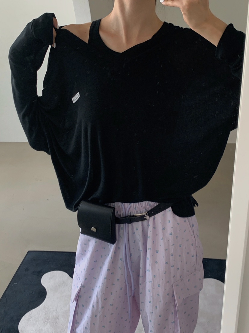 VERANDA東大門㊣實拍女士新款真品時尚休閑推薦人氣套裝V領VERANDA套裝