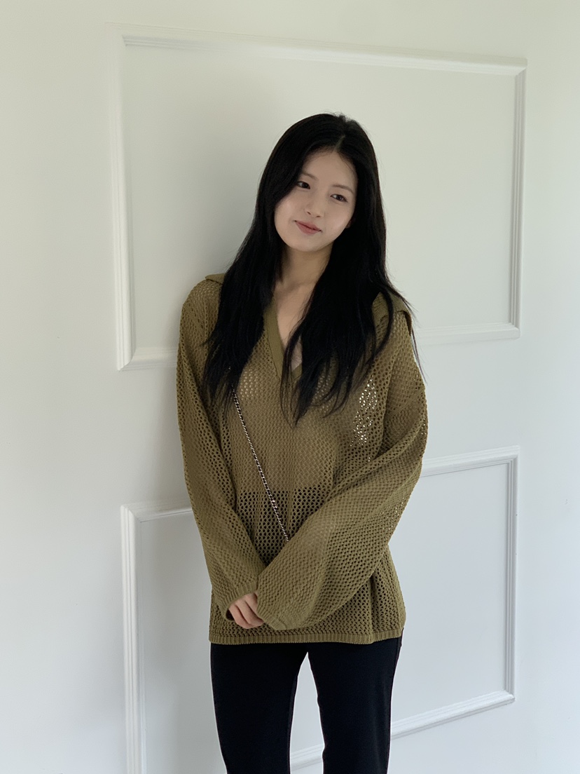 LOGARDEN韓國直郵㊣女裝新款時尚職業真品推薦25春夏針織衫LO GARDEN針織衫圖色2