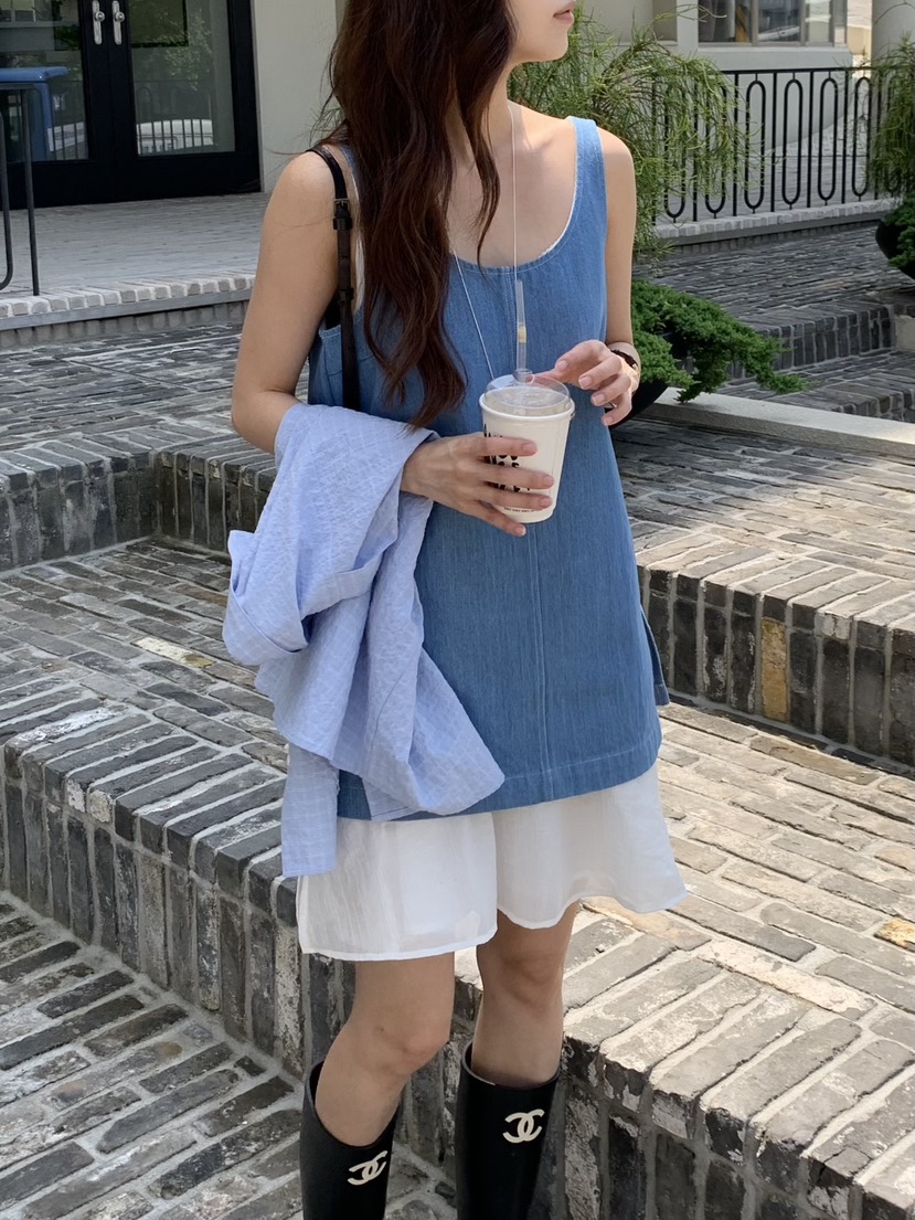 BAKING POWDER東大門㊣實拍女士新品時尚推薦休閑職業連衣裙BAKING POWDER連衣裙
