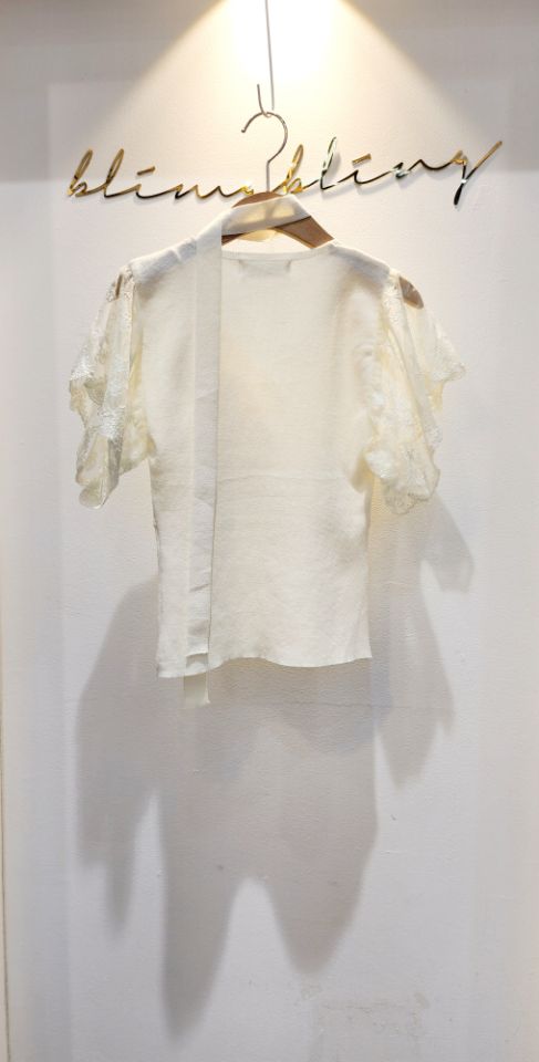 BLING BLING-S韓國直郵㊣女裝新款推薦25春夏針織衫含脖帶BLING BLING-S針織衫