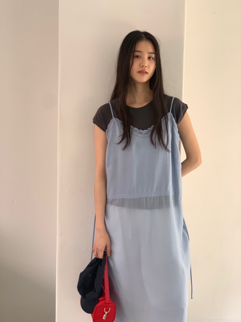FAVE韓國代購㊣女裝新品真品熱賣25春夏時尚推薦連衣裙蕾絲FAVOURITE連衣裙
