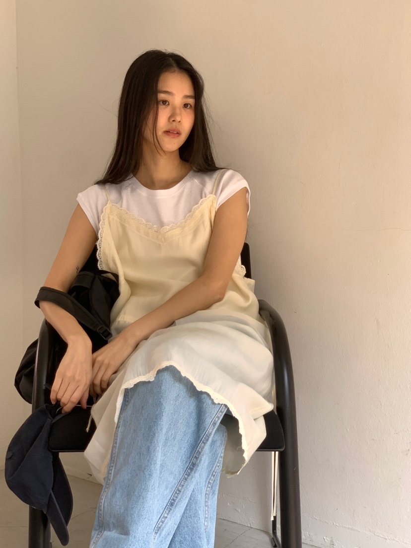 FAVE韓國代購㊣女裝新品真品熱賣25春夏時尚推薦連衣裙蕾絲FAVOURITE連衣裙