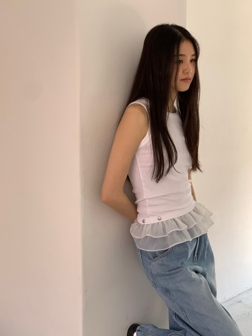 FAVE韓國直郵㊣女士新品職業推薦真品熱賣人氣25春夏吊帶背心FAVOURITE吊帶/背心