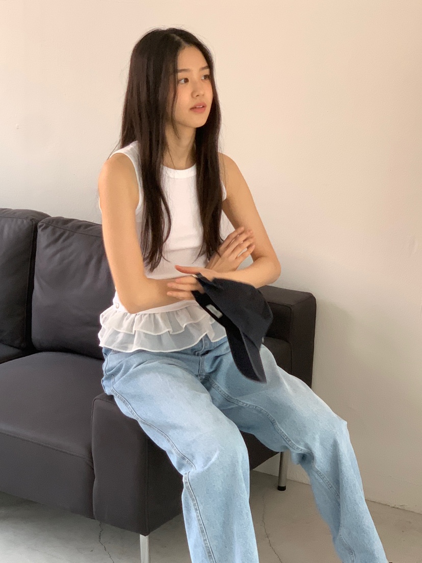 FAVE韓國直郵㊣女士新品職業推薦真品熱賣人氣25春夏吊帶背心FAVOURITE吊帶/背心