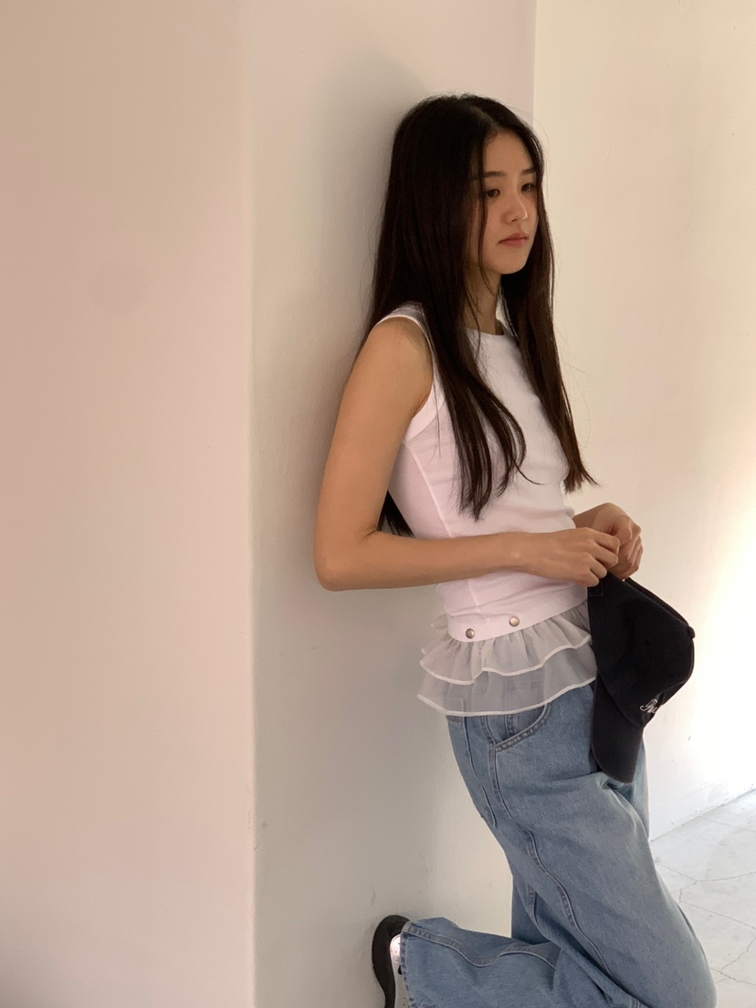 FAVE韓國直郵㊣女士新品職業推薦真品熱賣人氣25春夏吊帶背心FAVOURITE吊帶/背心