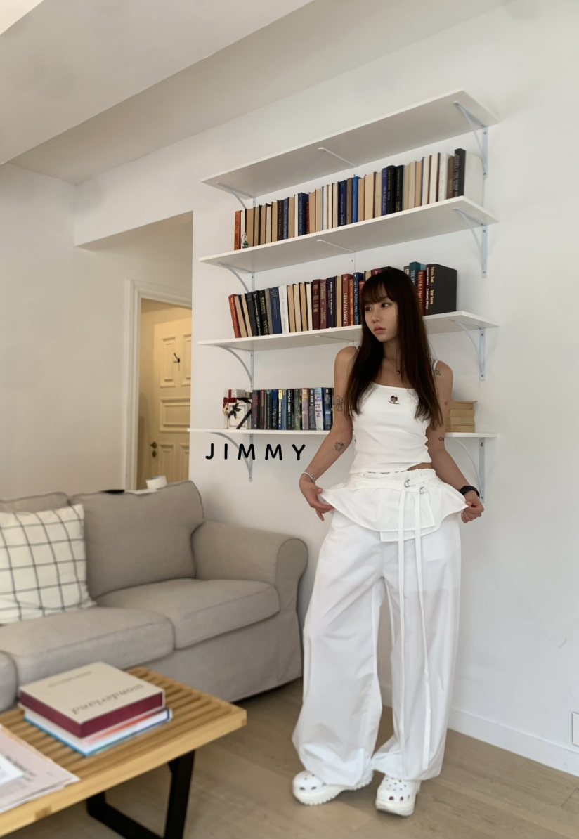JIMMY東大門㊣直郵女裝新品25春夏人氣時尚職業休閑裙褲荷葉邊JIMMY/REMAKE裙褲
