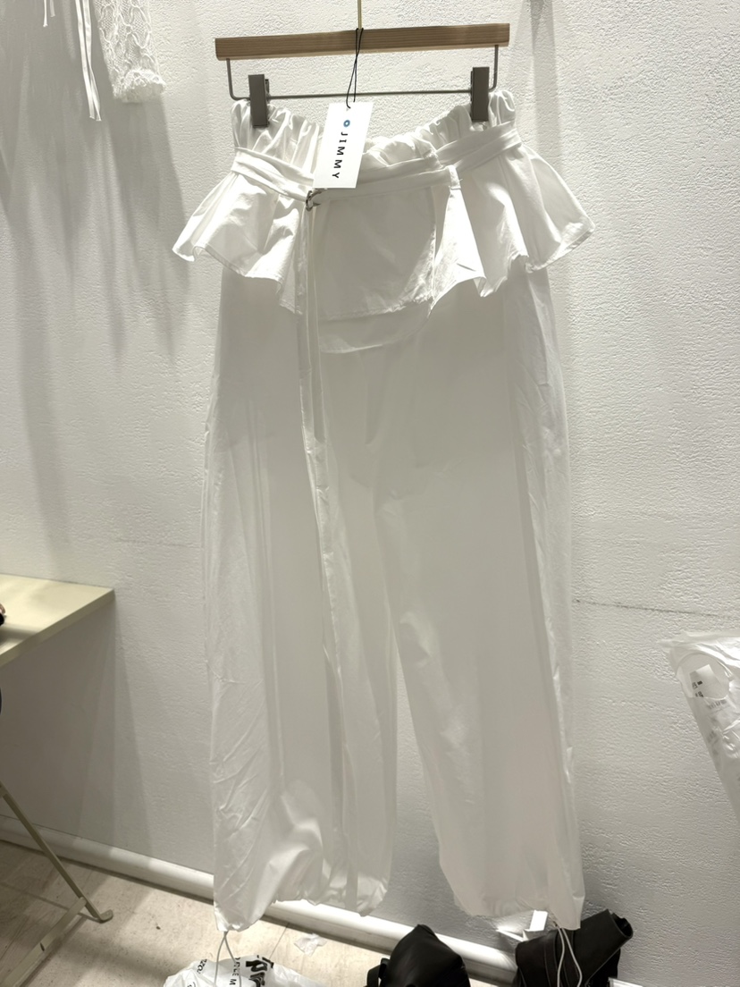 JIMMY東大門㊣直郵女裝新品25春夏人氣時尚職業休閑裙褲荷葉邊JIMMY/REMAKE裙褲圖色2