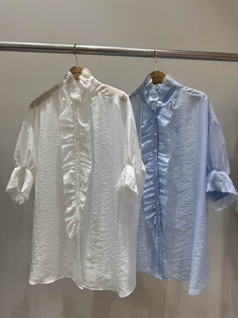 FRANC—L東大門㊣實拍女裝新款休閑真品推薦熱賣襯衫蕾絲衫FRANC襯衫/蕾絲衫