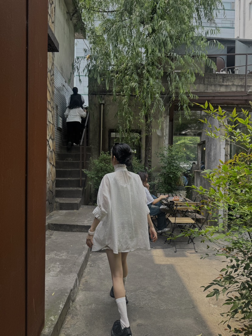 FRANC—L東大門㊣實拍女裝新款休閑真品推薦熱賣襯衫蕾絲衫FRANC襯衫/蕾絲衫