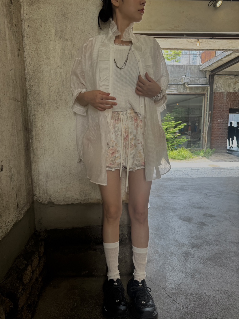 FRANC—L東大門㊣實拍女裝新款休閑真品推薦熱賣襯衫蕾絲衫FRANC襯衫/蕾絲衫