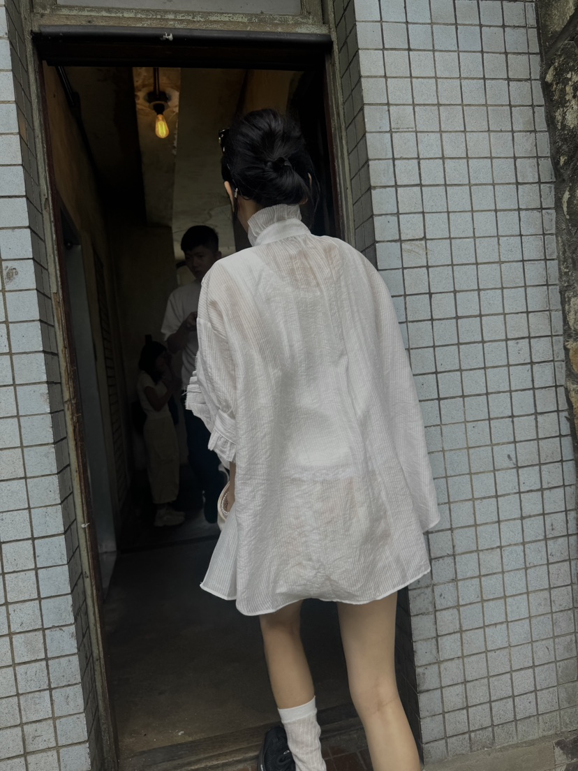 FRANC—L東大門㊣實拍女裝新款休閑真品推薦熱賣襯衫蕾絲衫FRANC襯衫/蕾絲衫