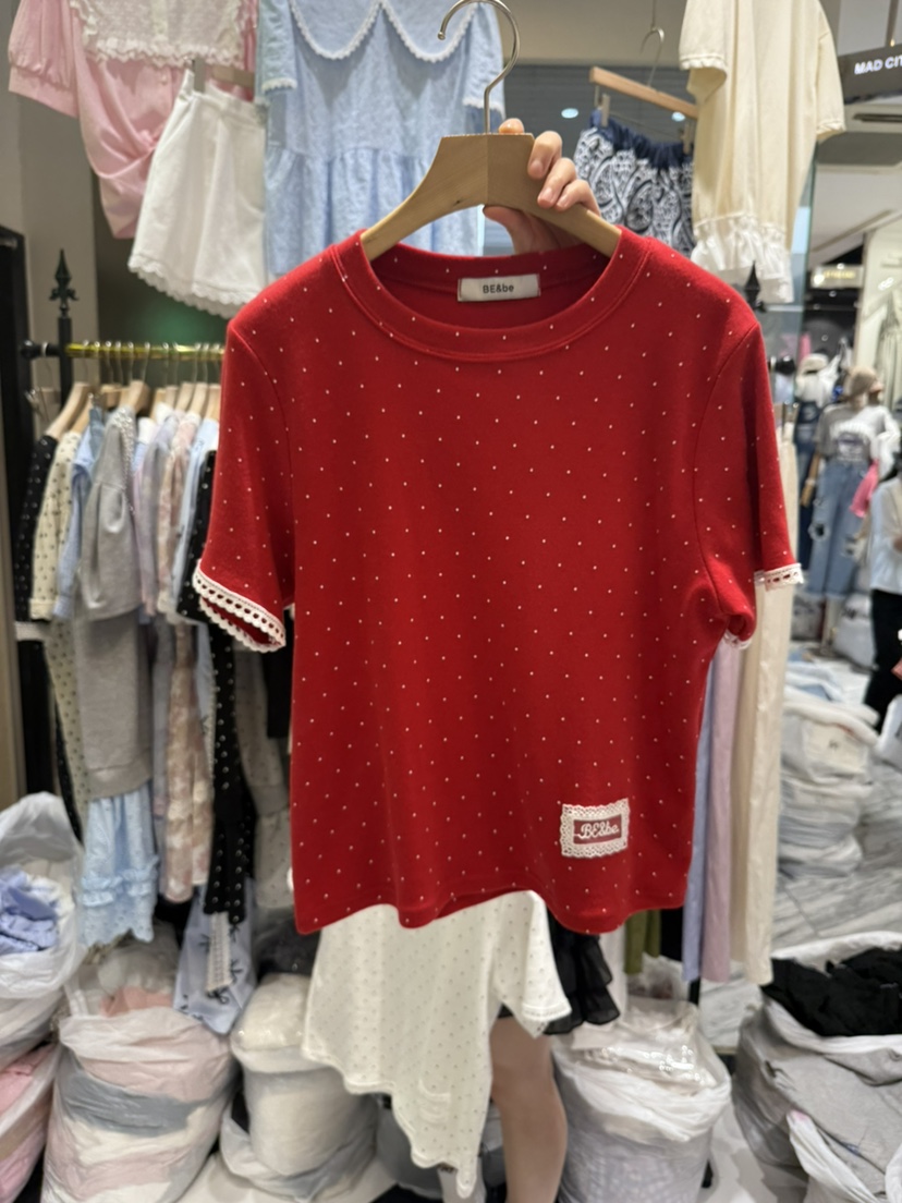 BE&amp;BE東大門㊣直郵女士新品時尚人氣休閑職業25春夏T恤BE&beT恤圖色2