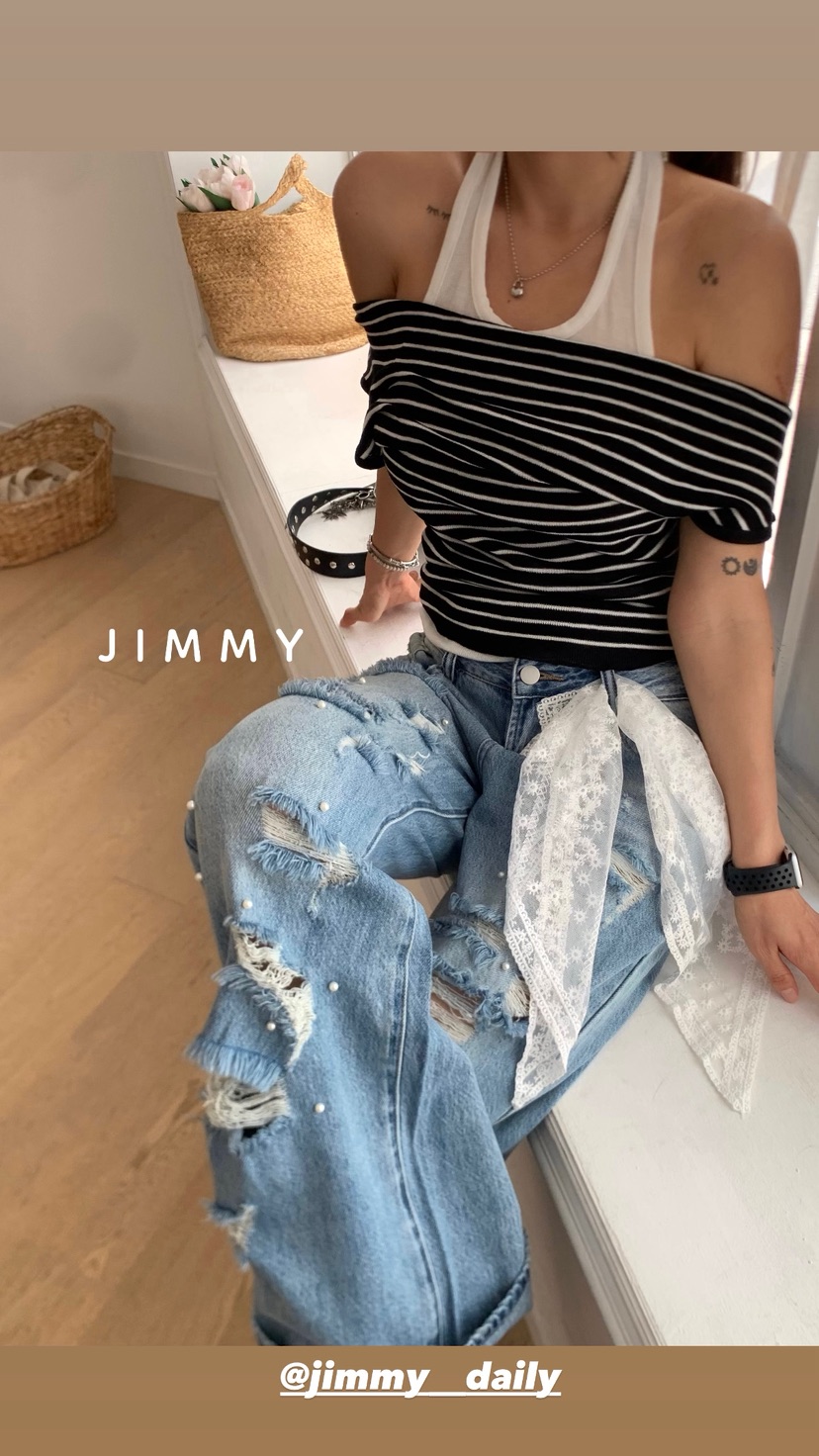 JIMMY東大門㊣代購女士新款職業時尚人氣熱賣真品針織衫海軍JIMMY/REMAKE針織衫