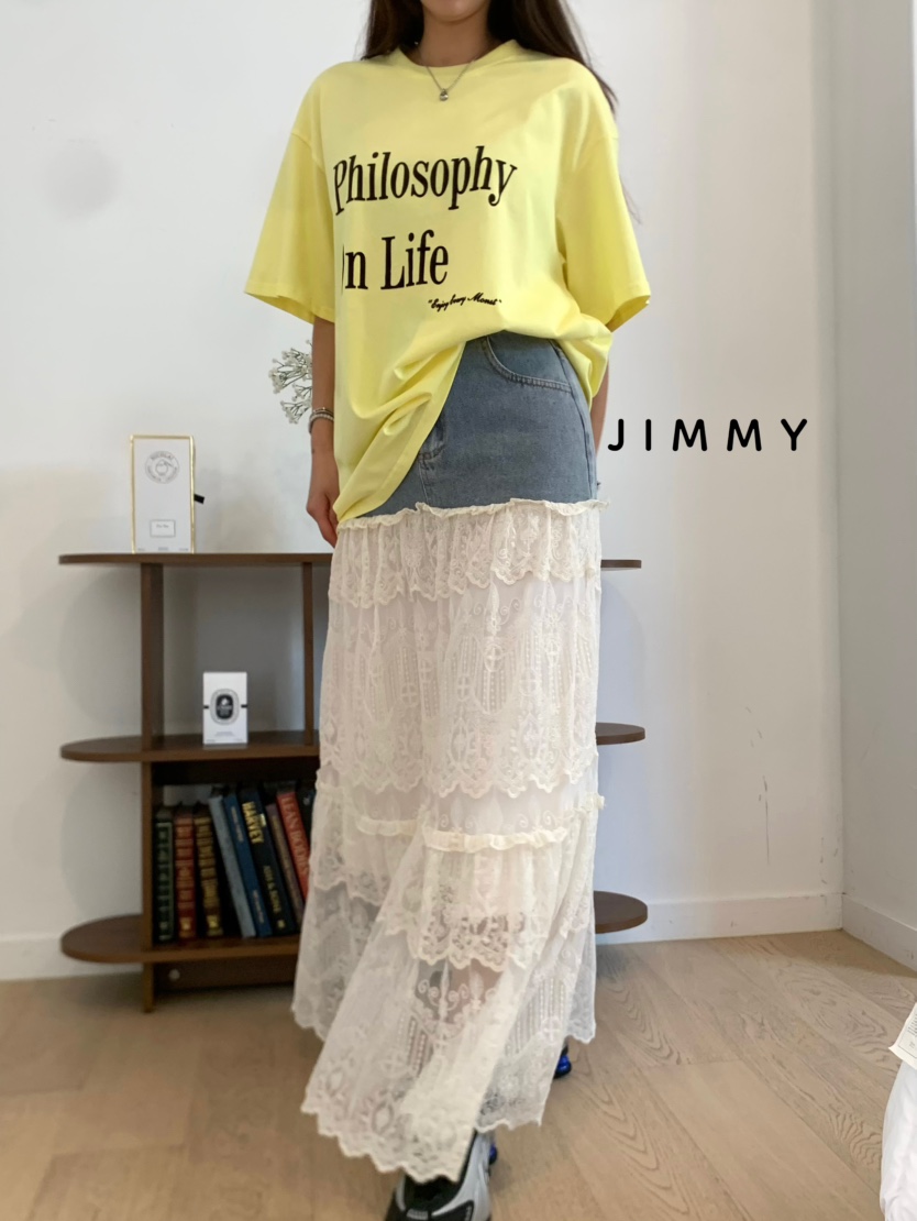 JIMMY東大門㊣直郵女裝新款職業熱賣真品推薦時尚人氣25春夏T恤JIMMY/REMAKET恤