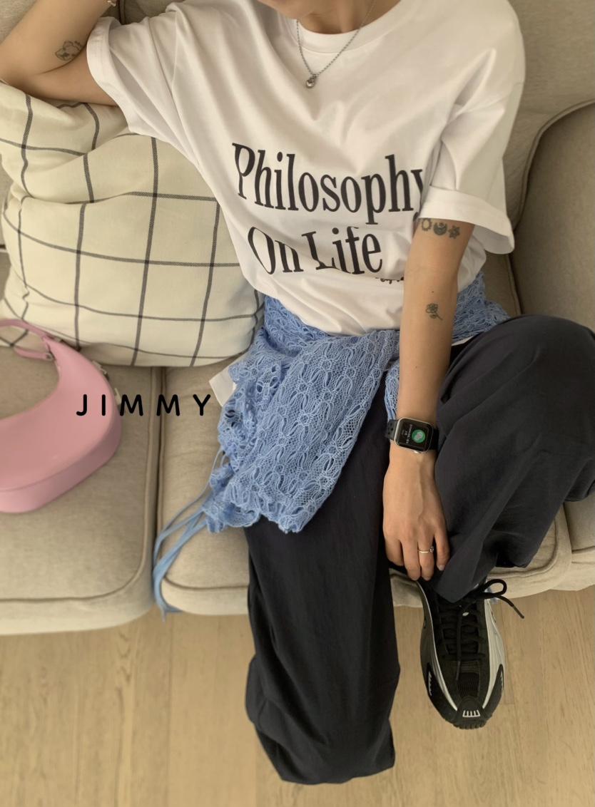 JIMMY東大門㊣直郵女裝新款職業熱賣真品推薦時尚人氣25春夏T恤JIMMY/REMAKET恤