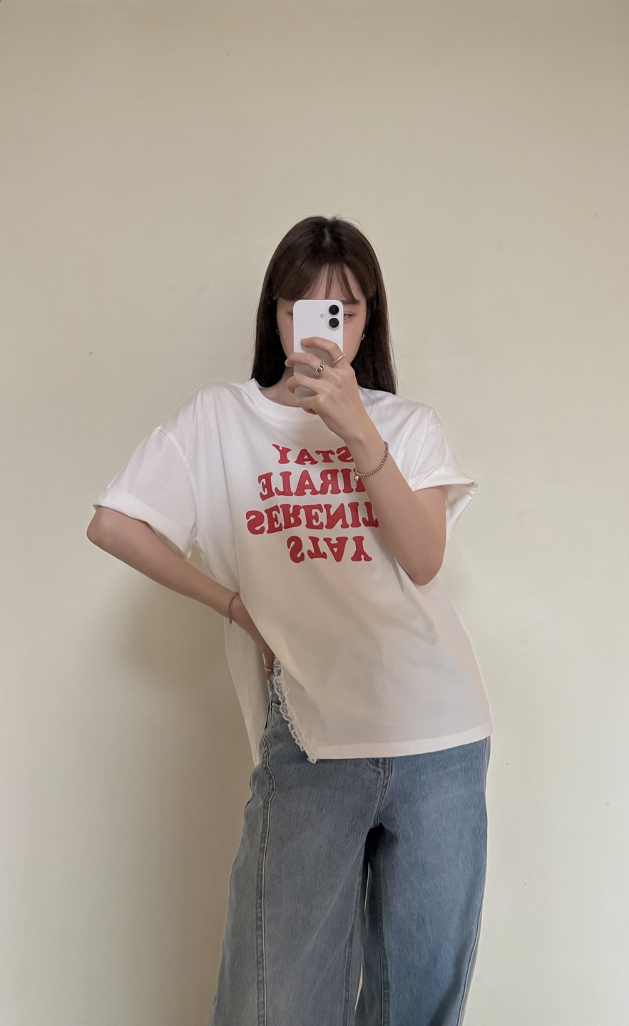 JMIND東大門㊣實拍女士新品推薦時尚25春夏職業休閑熱賣T恤JMINDT恤