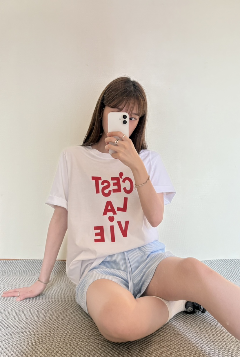 JMIND東大門㊣實拍女裝新品職業熱賣推薦25春夏時尚人氣T恤JMINDT恤圖色2