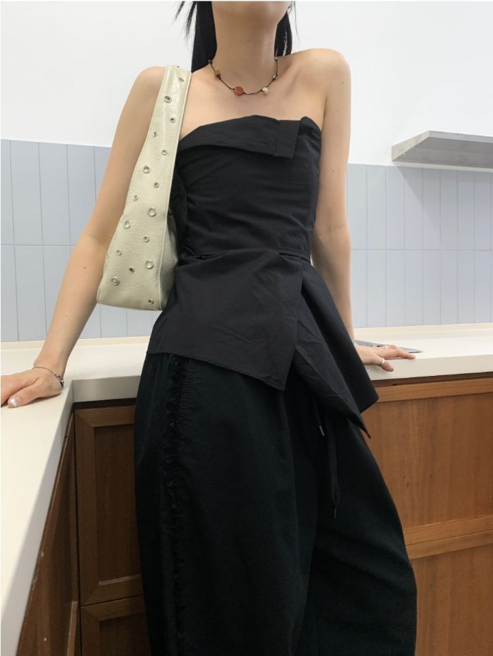 LIVE FOREVER東大門㊣實拍女裝新款推薦25春夏時尚吊帶背心LIVE FOR_EVER吊帶/背心