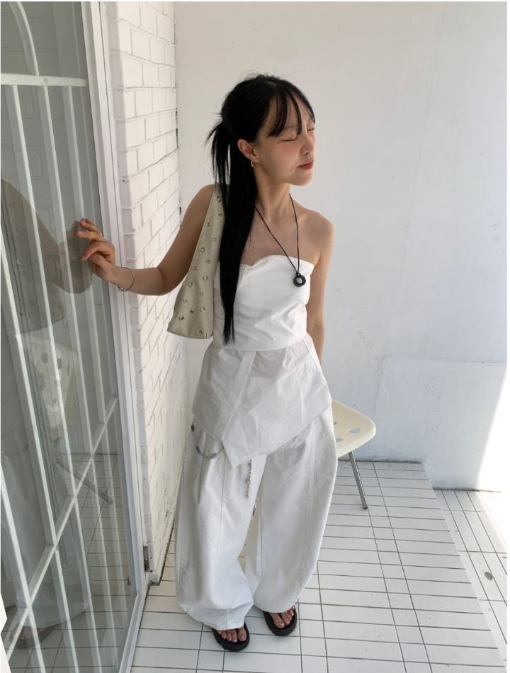 LIVE FOREVER東大門㊣實拍女裝新款推薦25春夏時尚吊帶背心LIVE FOR_EVER吊帶/背心