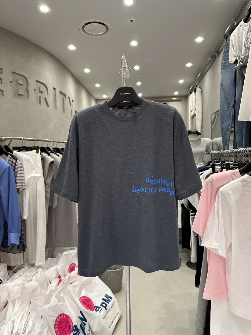 CELEBRITY-A韓國直郵㊣女裝新款職業人氣時尚真品25春夏T恤CELEBRITY-AT恤圖色3