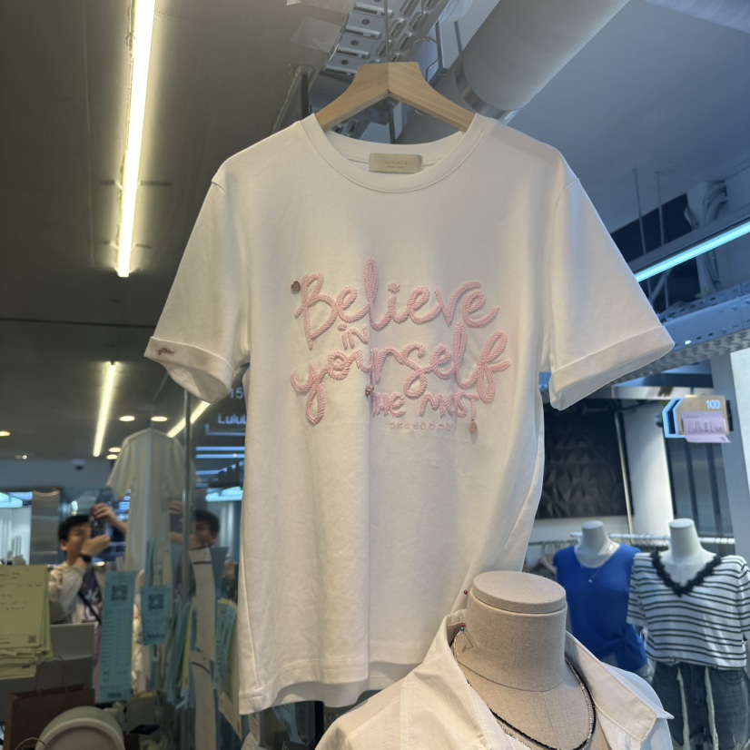 LULULALLA東大門㊣代購女裝新款職業休閑時尚人氣推薦25春夏T恤LULULALLAT恤