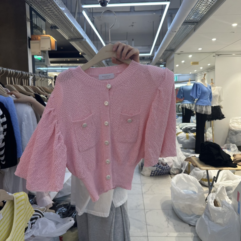 SAGE BRUSH東大門㊣直郵女裝新品真品推薦人氣職業時尚針織衫SAGE BRUSH針織衫圖色3