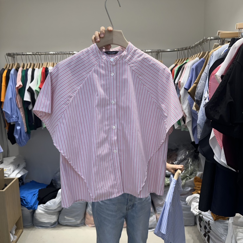 DA YLOG韓國直郵㊣女裝新品休閑25春夏推薦時尚襯衫蕾絲衫DA YLOG襯衫/蕾絲衫圖色1