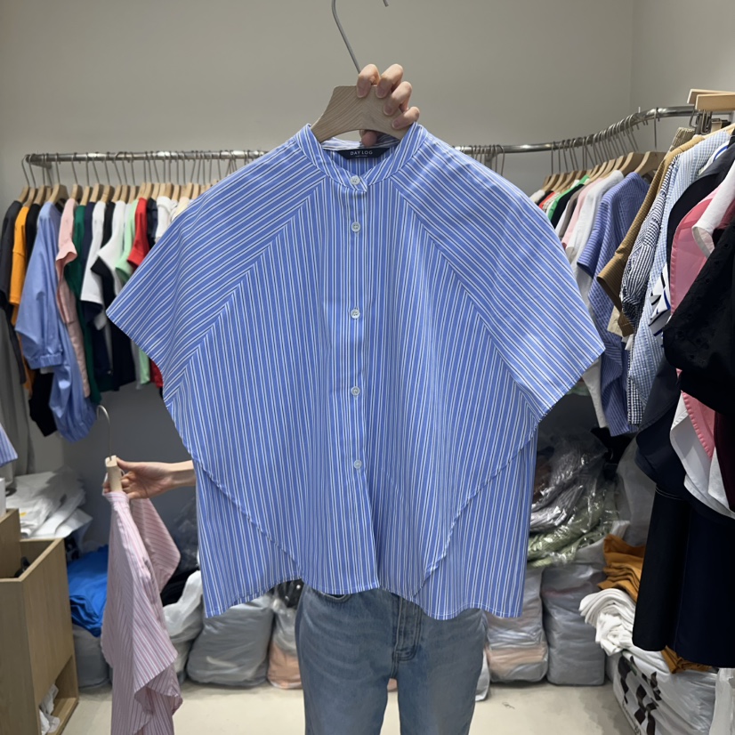 DA YLOG韓國直郵㊣女裝新品休閑25春夏推薦時尚襯衫蕾絲衫DA YLOG襯衫/蕾絲衫圖色2