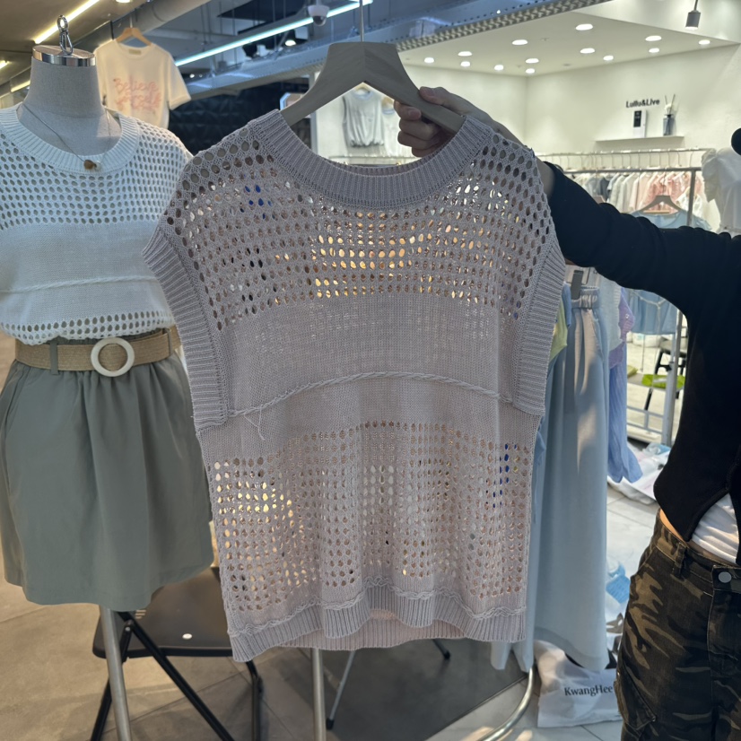 LULULALLA東大門㊣代購女士新品真品休閑人氣推薦職業吊帶背心LULULALLA吊帶/背心