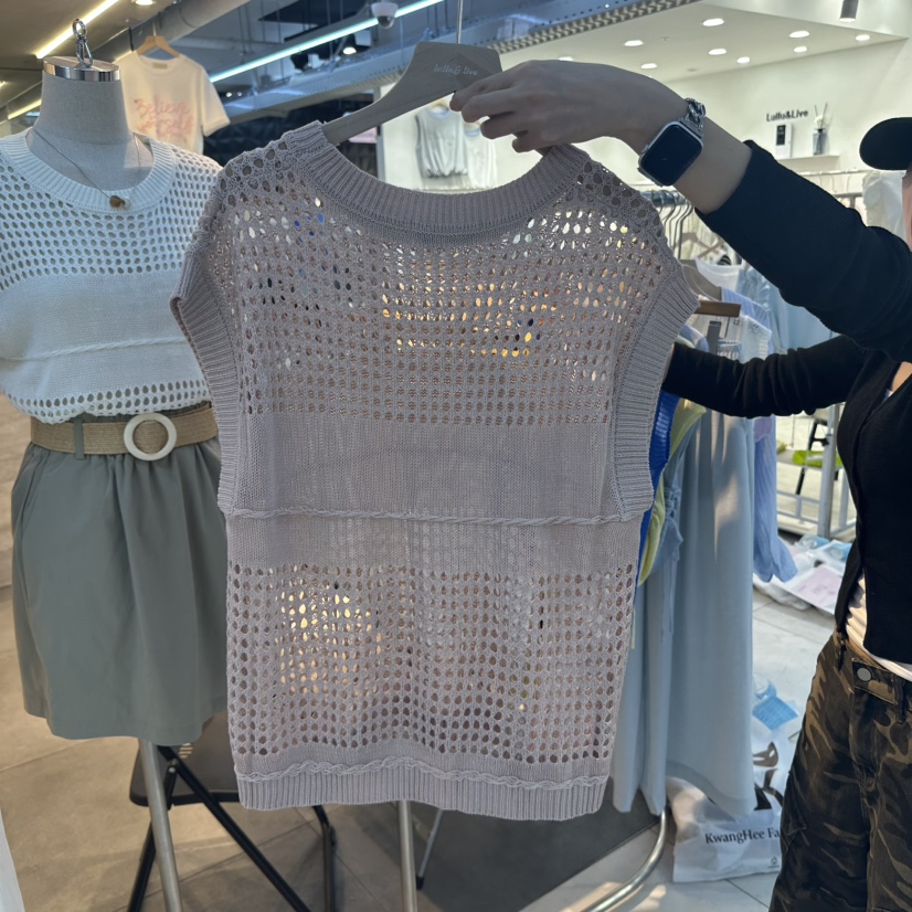 LULULALLA東大門㊣代購女士新品真品休閑人氣推薦職業吊帶背心LULULALLA吊帶/背心圖色3