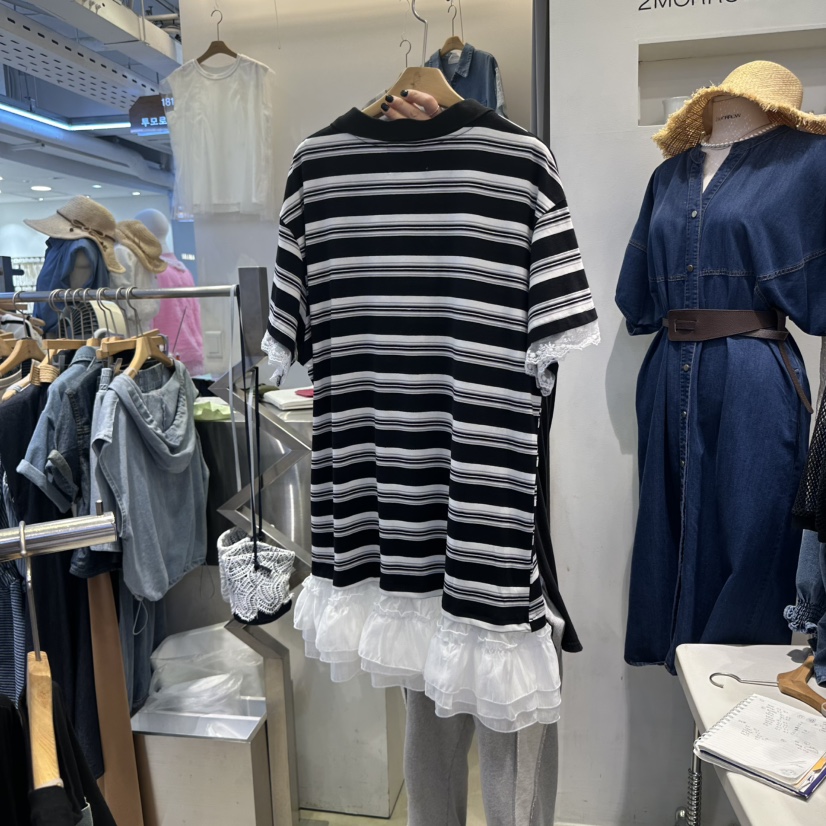 2MORROW韓國代購㊣女裝新款推薦25春夏熱賣真品休閑時尚連衣裙2MORROW連衣裙