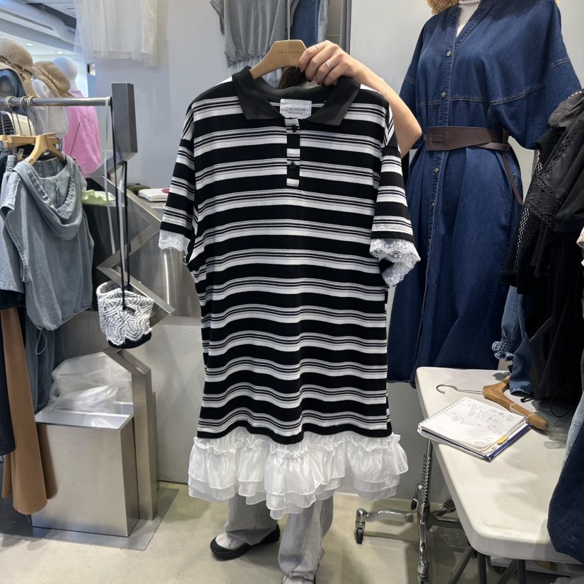 2MORROW韓國代購㊣女裝新款推薦25春夏熱賣真品休閑時尚連衣裙2MORROW連衣裙