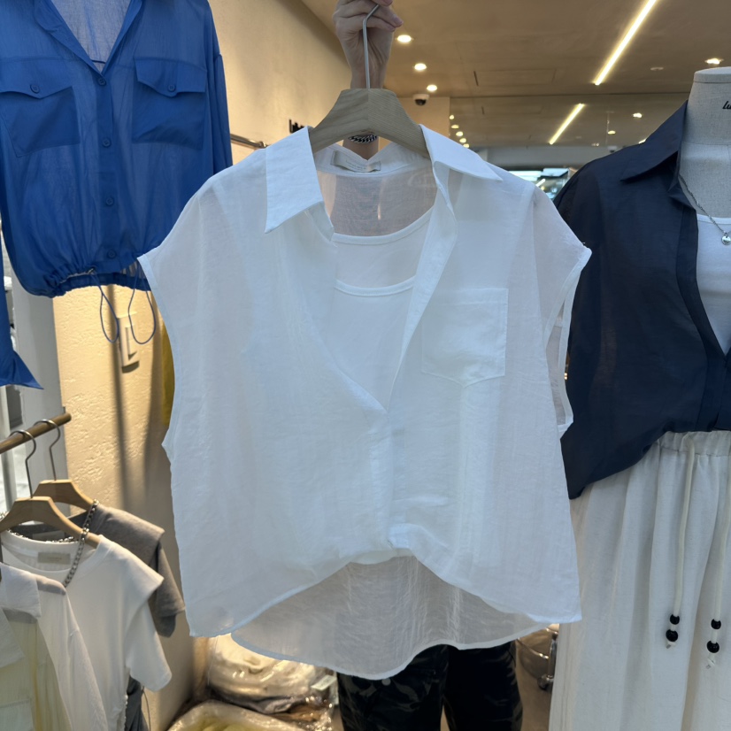 LULULALLA東大門㊣代購女裝新品熱賣25春夏時尚套裝兩件套套裝LULULALLA套裝圖色3