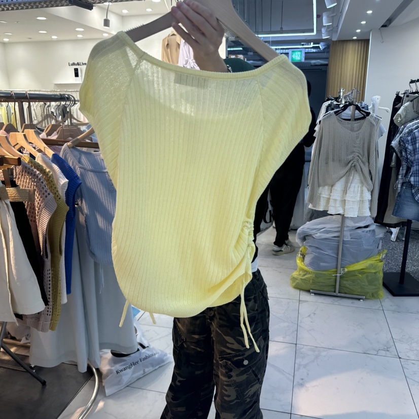 LULULALLA韓國直郵㊣女士新品休閑時尚職業熱賣真品人氣針織衫LULULALLA針織衫